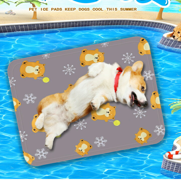 楽天市場 送料無料 ペットクールマット ペット ひんやり マット 犬 猫 冷却マット 夏ペット用品 涼感 冷感マット 動物クール シート 冷えマット クールジェルマット 柔らかい 噛む予防 車用 冷却ジェルシート 熱中症暑さ対策 多用途 サイズ 45 60cm 楽天海外通販 Marbeine