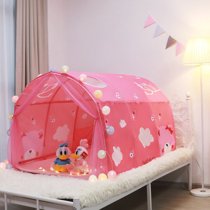 楽天市場 送料無料 テント 室内 防寒 ベッド 子供 キッズ ゲーミングテント おしゃれ 一人用 大人 室内用テント 遮光 寝袋 ロフト 秘密基地 キッズテント 蚊帳 かや プライベート空間 プライバシー ベビーテント お昼寝 誕生日 プレゼント 男の子 女の子 楽天海外通販