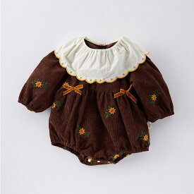 送料無料 ロンパース 女の子 カバーオール ベビー 春服 子供服 ベビー服 刺繍花柄 ガールズ 韓国風 可愛い 洋服 キッズ 赤ちゃん 服 柔らかい 新生児 出産お祝い 百日祝い お宮参り お食い初め 入園式 ギフト 66 73 80 90 100cm 秋 セットアップ 楽天海外通販