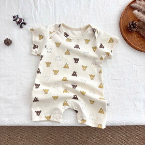 【送料無料】ベビー ロンパース カバーオール 半袖 新生児 ベビー服 無地 半袖ロンパース 赤ちゃん ベビー インナー 夏服 女の子 男の子 夏 肌着 赤ちゃん ベビーパジャマ 無地 子供 ベビー