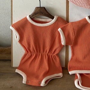 【送料無料】ベビーパジャマ ベビー服 半袖ロンパース 赤ちゃん ベビー インナー 夏服 女の子 男の子 夏 肌着 赤ちゃん パジャマ 無地 子供 ベビー パジャマ ルームウェア 新生児服 通園 幼