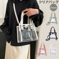 楽天市場】ビニールバッグ ショルダー（トートバッグ｜レディース 
