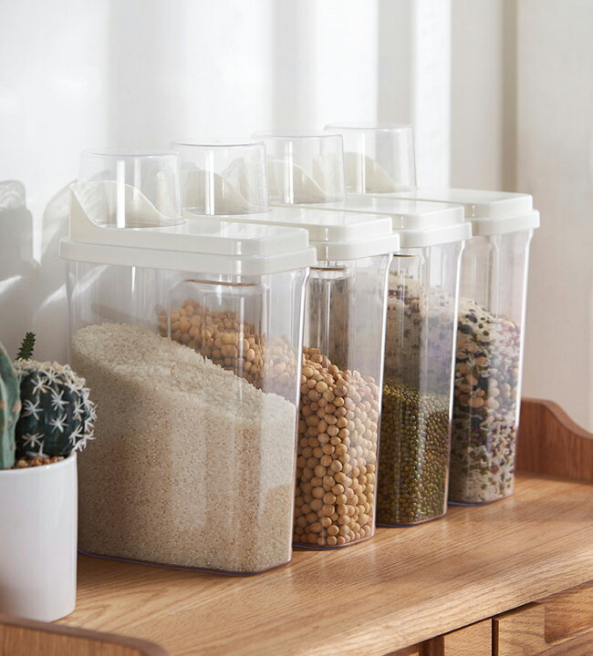 楽天市場 送料無料 2個入 ライスストッカー 米びつ 2 5l 密閉 冷蔵庫 おしゃれ スリム 米ストッカー お米保存ライスボックス 米櫃 こめびつ キッチン収納 ドアポケット コメビツ 透明 楽天海外通販 Marbeine