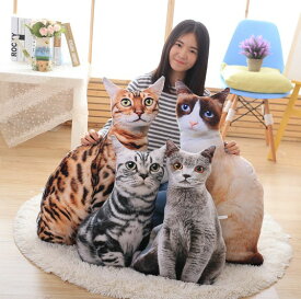 送料無料 70cm ぬいぐるみ ブリティッシュショートヘア アメリカンショートヘア シャム ヤマネコ 抱き枕 長いぬいぐるみ　インテリア 子供 おもちゃ 動物 可愛い かわいい 彼女に ふわふわで癒される 柔らか 心地いい プレゼント 楽天海外通販