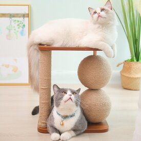 送料無料 キャットタワー ボール 猫ベッド　爪とぎ 爪とぎポール 猫 ねこ 麻縄 ペット用 おもちゃ おしゃれ 遊園地 ストレス発散 運動不足対策 猫用品 四季適用 楽天海外通販