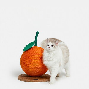 送料無料 キャットタワー ミカン 蜜柑 オレンジ orange 爪とぎ 爪とぎポール 猫 ねこ 麻縄 ペット用 おもちゃ おしゃれ 遊園地 ストレス発散 運動不足対策 猫用品 30*30*42cm 四季適用 楽天海外通
