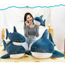 送料無料 140cm ぬいぐるみ さめ 鮫 サメ フカ shark 抱き枕 プレゼント インテリア 御祝い お誕生日プレゼント 彼女 ギフト 女の子 おもちゃ 子供 おもちゃ 動物 可愛い かわいい 彼女に ふわふわで癒される 柔らか 心地いい プレゼント 楽天海外通販