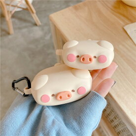 送料無料 airPods case airpodspro ケース 互換品 pig ブタ エアポッドアクセサリー イヤホンケース キャラクター シリコン イヤホンケース 落下防止 リングトラップ キャラクター エアポッドケース シンプル おもしろ クリア 可愛い 耐衝撃 楽天海外通販