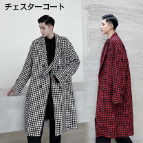 楽天市場】千鳥格子 コート（カラーレッド）（メンズファッション）の通販