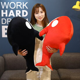 【60cm】送料無料 ぬいぐるみ 全2カラー ?ティリクム シャチ 鯱 Orca 長いぬいぐるみ 抱き枕 クッション インティリア 子供 おもちゃ 動物 可愛い 彼女に ふわふわで癒される 柔らか 心地いい プレゼント ギフト 楽天海外通販