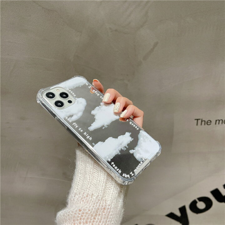 楽天市場】送料無料 iPhone13 ケース 互換品 くも 雲 クラウド cloud 
