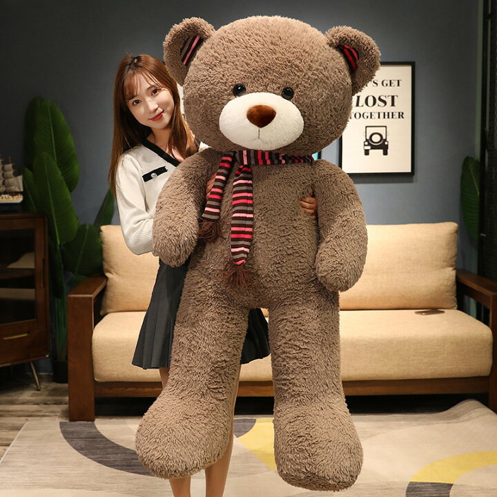 楽天市場 60cm 送料無料 ぬいぐるみ 全3カラー 熊 Bear クマ くま ベア 大きい 抱き枕 クッション インテリア 子供 おもちゃ 動物 可愛い 彼女に ふわふわで癒される 柔らか 心地いい プレゼント ギフト 楽天海外通販 Marbeine