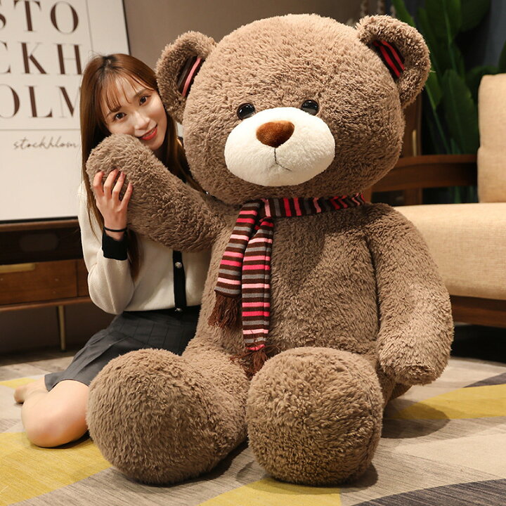 楽天市場 60cm 送料無料 ぬいぐるみ 全3カラー 熊 Bear クマ くま ベア 大きい 抱き枕 クッション インテリア 子供 おもちゃ 動物 可愛い 彼女に ふわふわで癒される 柔らか 心地いい プレゼント ギフト 楽天海外通販 Marbeine