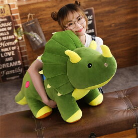 【95cm】送料無料 ぬいぐるみ 全3カラー トリケラトプス Triceratops 恐竜 ディノサウルス dinosaurs 大きい 抱き枕 クッション インテリア 子供 おもちゃ 動物 可愛い 彼女に ふわふわで癒される 柔らか 心地いい プレゼント ギフト 楽天海外通販