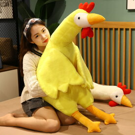 【50cm】送料無料 ぬいぐるみ 全2カラー オンドリ 雄鳥 ニワトリ 大きい 抱き枕 クッション インテリア 子供 おもちゃ 動物 可愛い 彼女に ふわふわで癒される 柔らか 心地いい プレゼント ギフト 楽天海外通販
