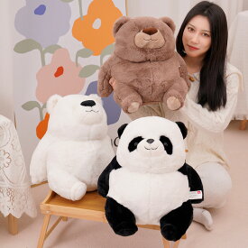 【22cm】送料無料 ぬいぐるみ 全3デザイン panda パンダ 白熊 シロクマ クマ 熊 くま bear ベア 大きい 抱き枕 クッション インテリア 子供 おもちゃ 動物 可愛い 彼女に ふわふわで癒される 柔らか 心地いい プレゼント ギフト 楽天海外通販