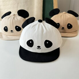送料無料 ベビー キャップ サファリハット パンダ panda 刺繍 可愛い 赤ちゃん帽子 ハット UVカット 日よけ ベビー帽子 オシャレ ぼうし お出かけ 幼児 UVカット 男の子 女の子 0-6ヶ月 折りたためる アウトドア 海遊び 旅行 写真撮影 楽天海外通販