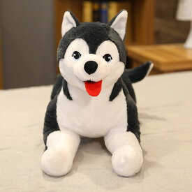 送料無料 ぬいぐるみ 抱き枕 犬 いぬ ハスキー クッション アライグマ インテリア 可愛い 彼女に ふわふわで癒される 柔らか 心地いい クリスマスプレゼント ギフト 動物 可愛い 面白い 彼女に おもちゃ プレゼント 60cm 楽天海外通販