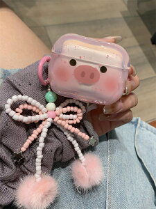 �������� airPods3 case airpodspro2 �P�[�X �݊��i ��3���� �� pig �X�g���b�v�t�� �G�A�|�b�h�A�N�Z�T���[ �C���z���P�[�X �L�����N�^�[ �V���R�� �����h�~ �����O�g���b�v �L�����N�^�[ �G�A�|�b
