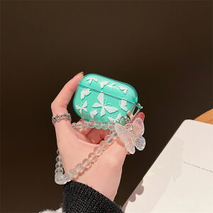  airPods3 case airpodspro2 P[X ݊i 3 X Butterfly Xgbvt  LL GA|bhANZT[ CzP[X LN^[ VR h~ Ogbv L