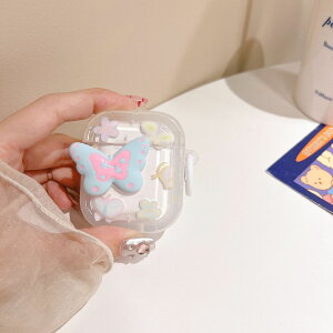  airPods3 case airpodspro2 P[X ݊i 3 X Butterfly Xgbvt  LL GA|bhANZT[ CzP[X LN^[ VR h~ Ogbv L