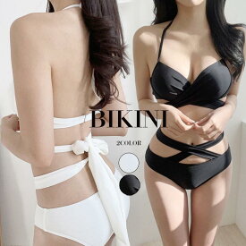 送料無料 水着 レディース 水着 体型カバー ビキニ 大きいサイズ ビキニ 人気 バックシャン セクシー ハイウエスト 背中見せ シンプル 単色 リゾート ママ水着 ミセス オトナ女子 小胸 盛れる 海 プール スポーツ 大人 20代 30代 40代 50代 60代 楽天海外通販