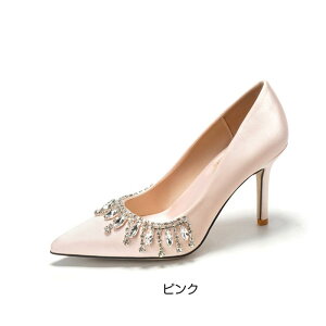 送料無料 ウエディングシューズ キラキラ 美脚 レディースシューズ パンプス ウェディング シューズ 成人式 パーティー靴 ハイヒール ラインストーン パーティー キャバ嬢 結婚式 発表会 演
