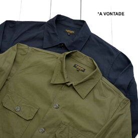 A VONTADE (アボンタージ) ユーティリティ シャツ ジャケット 2 Utility Shirts Jacket 2VTD-0446-JK メンズ シャツ アウター ジャケット a vontade ジャケット 日本製 正規取扱店