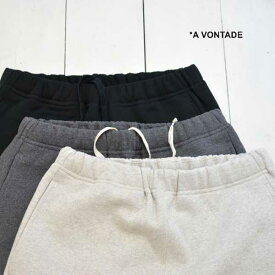 A VONTADE (アボンタージ) BD Yarn TopFleece Sweat Pants VTD-0566-CS メンズ パンツ スウェットパンツ テーパード a vontade 送料無料 日本製 正規取扱店