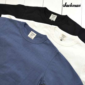 Jackman (ジャックマン) 度詰め リブTシャツ 半袖 Dotsume Rib T-Shirt JM5110 メンズ レディース tシャツ 半袖 コットン 綿 無地 大きいサイズ 日本製 正規取扱店