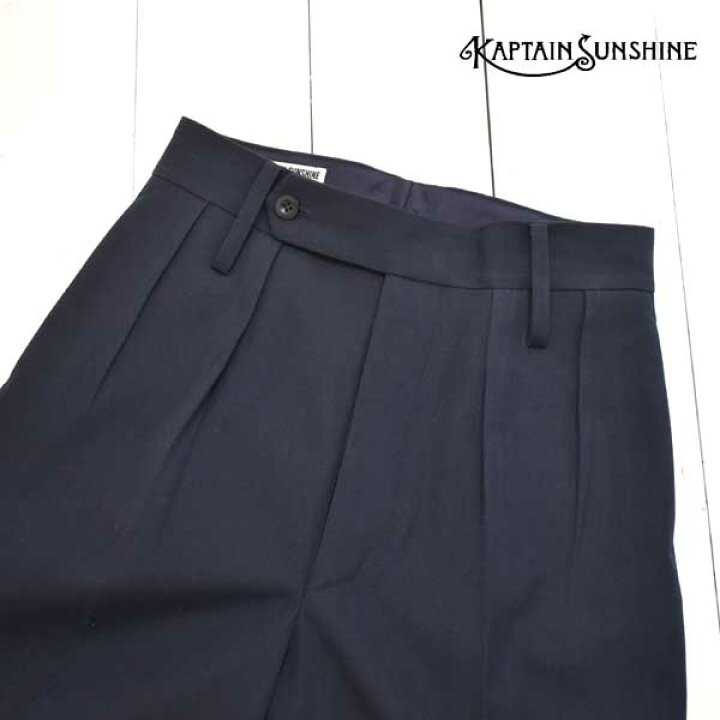 楽天市場】KAPTAIN SUNSHINE(キャプテンサンシャイン)2プリーツ 