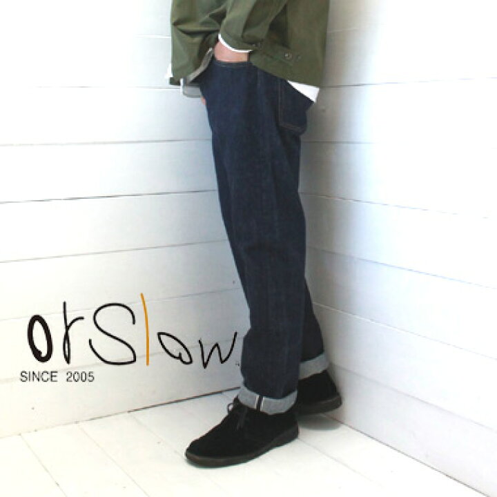 楽天市場】orslow (オアスロウ) 105 スタンダード デニム セルビッチ 