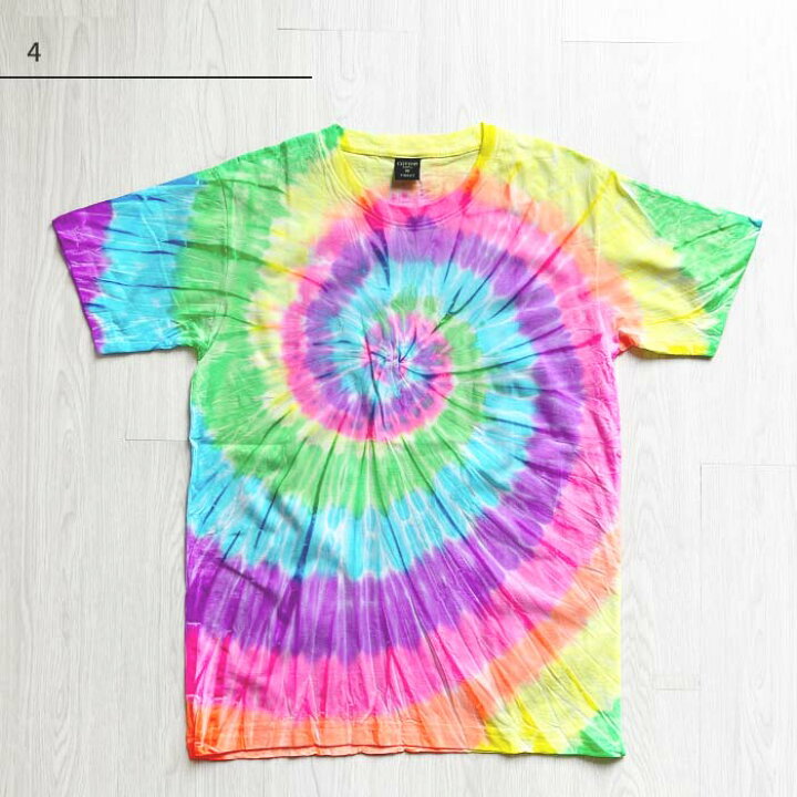 楽天市場】送料無料 半袖 Tシャツ エスニック タイダイ染め サークル  