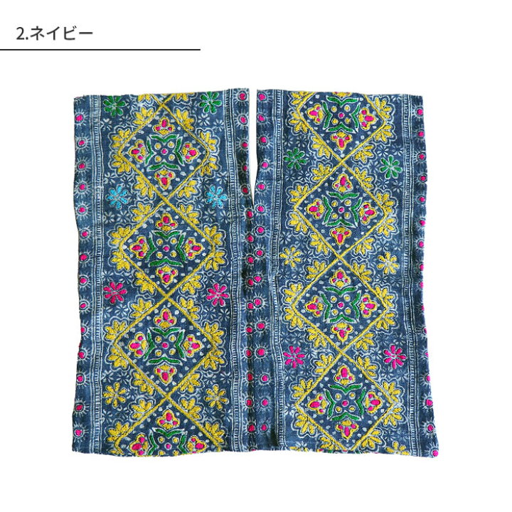 楽天市場】トップス カットソー エスニック モン族 刺繡 貫頭衣 V 
