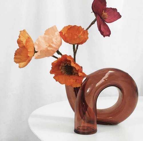 ガラス花瓶 フラワーベース フラワーアレンジメント 花のある暮らし 北欧 海外インテリア 雑貨 | marble interior