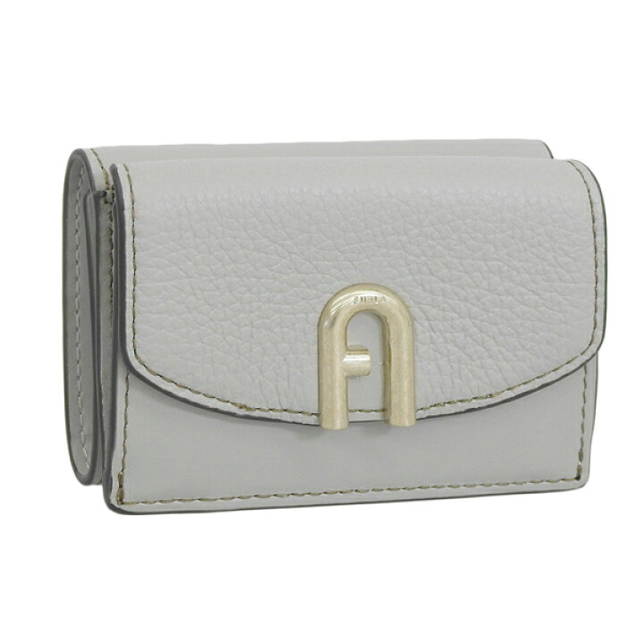 楽天市場】フルラ 財布 レディース 三つ折財布 レザー グレー FURLA 