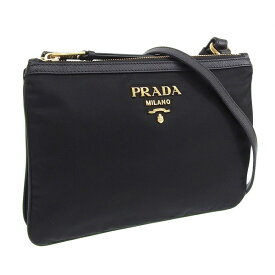 プラダ バッグ レディース アウトレット ショルダーバッグ ブラック 1BH046 TESSUTO+SAFFIAN NERO PRADA