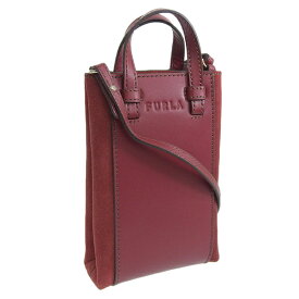 フルラ バッグ レディース ショルダーバッグ 2WAYハンドバッグ レザー スエード ワイン FURLA MIASTELLA MINI VERTICAL CROSSBODY WE00289BX0428CGQ00 FURLA