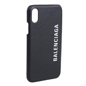 バレンシアガ iPhoneX /XS メンズ レディース スマホケース アウトレット レザー ブラック 5858281IZD01065 BALENCIAGA