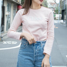 クロエ 衣類 ガール レディース Tシャツ 14サイズ コットン100% ピンク C15E26-45K-LPK CHLOE