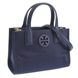 トリーバーチ バッグ レディース ハンドバック 2WAY ショルダーバッグ アウトレット OS ネイビー ELLA NYLON MINI TOTE 146437-405 TORY BURCH