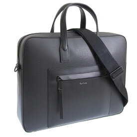 ポールスミス バッグ メンズ ビジネスバッグ アウトレット レザー ブラック PSMB0182 PAUL SMITH A4対応