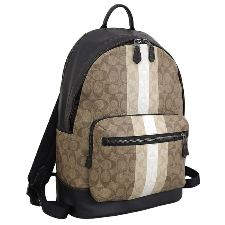 楽天市場】コーチ バッグ メンズ リュックサック アウトレット カーキ  