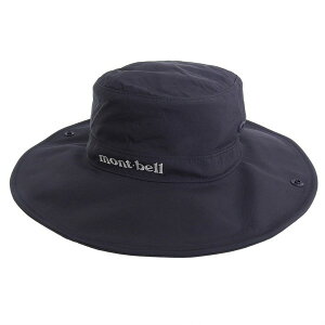 �����x�� ���� �����Y ���f�B�[�X �n�b�g XL �i�C���� �u���b�N Wide Brim Hat RXL1108743BK mont-bell