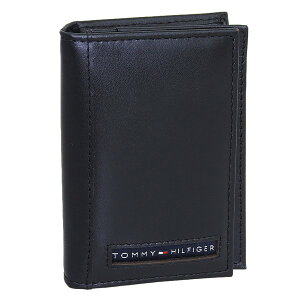 トミーヒルフィガー 小物 メンズ カードケース レザー ブラック 31TL20X026-001 TOMMY HILFIGER