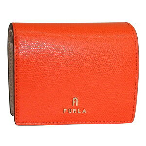 �t���� ���z ���f�B�[�X ��܂���z �A�E�g���b�g ���U�[ �I�����W FURLA CAMELIA S COMPACT WALLET BIFOLD COIN WP00304ARE0002823S FURLA