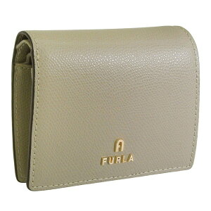 �t���� ���z ���f�B�[�X ��܂���z �A�E�g���b�g ���U�[ �O���[ CAMELIA S COMPACT WALLET BIFOLD COIN WP00304ARE000MY700 FURLA