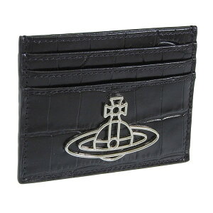 ���B���B�A���E�G�X�g�E�b�h ���� ���f�B�[�X �J�[�h�P�[�X �u���b�N CROCODILE THIN LINE ORB CARD HOLDER 5111005AL0039N401 VIVIENNE WESTWOOD