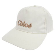 クロエ 帽子 レディース キャップ 56 コットン アイボリー C2087110556 CHLOE