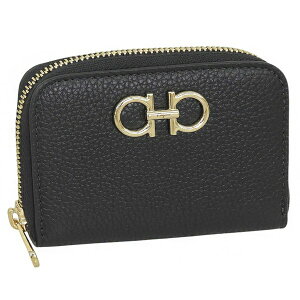 �t�F���K�� ���� ���f�B�[�X �R�C���P�[�X ���U�[ �u���b�N PORTA CATRE DI CREDITO 220406758664NERO FERRAGAMO